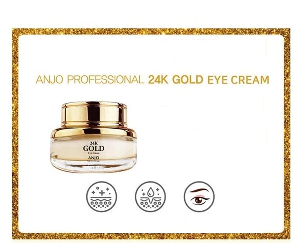 ANJO Skin Care 24K 1set 6+2 Toner 120ml, Emulsion 120ml, Essence 35ml, Cream 50g, Eye Cream 30g, Ampoule 35ml + Portable (Toner, Emulsion)