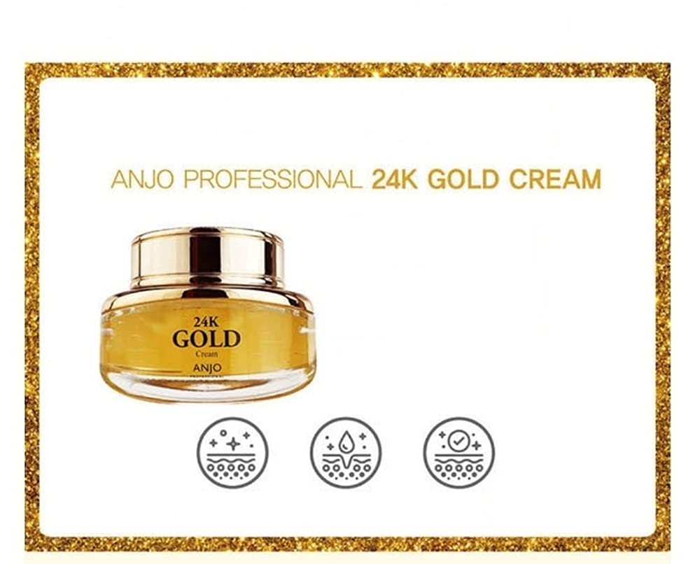 ANJO Skin Care 24K 1set 6+2 Toner 120ml, Emulsion 120ml, Essence 35ml, Cream 50g, Eye Cream 30g, Ampoule 35ml + Portable (Toner, Emulsion)