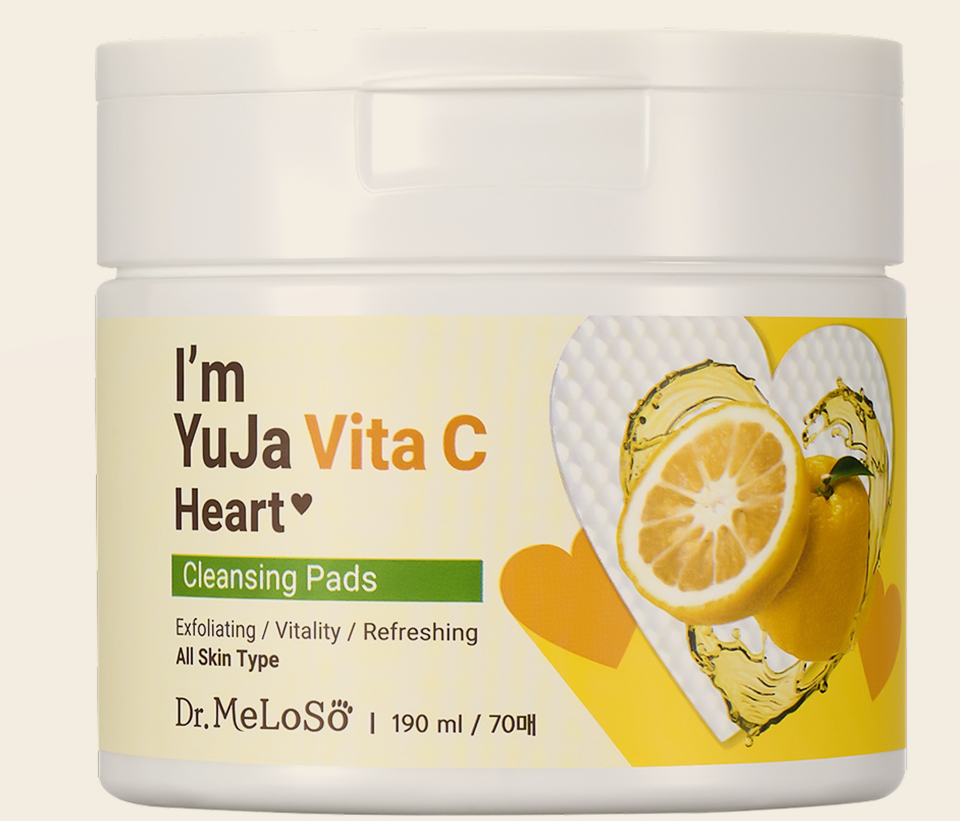 Dr.MELOSO I’m Yuja Vita C Heart Cleansing Pads 70ea