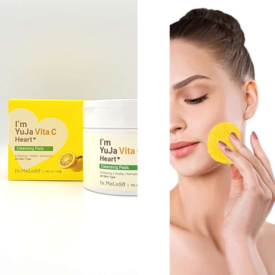Dr.MELOSO I’m Yuja Vita C Heart Cleansing Pads 70ea