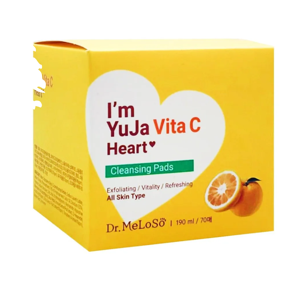 Dr.MELOSO I’m Yuja Vita C Heart Cleansing Pads 70ea