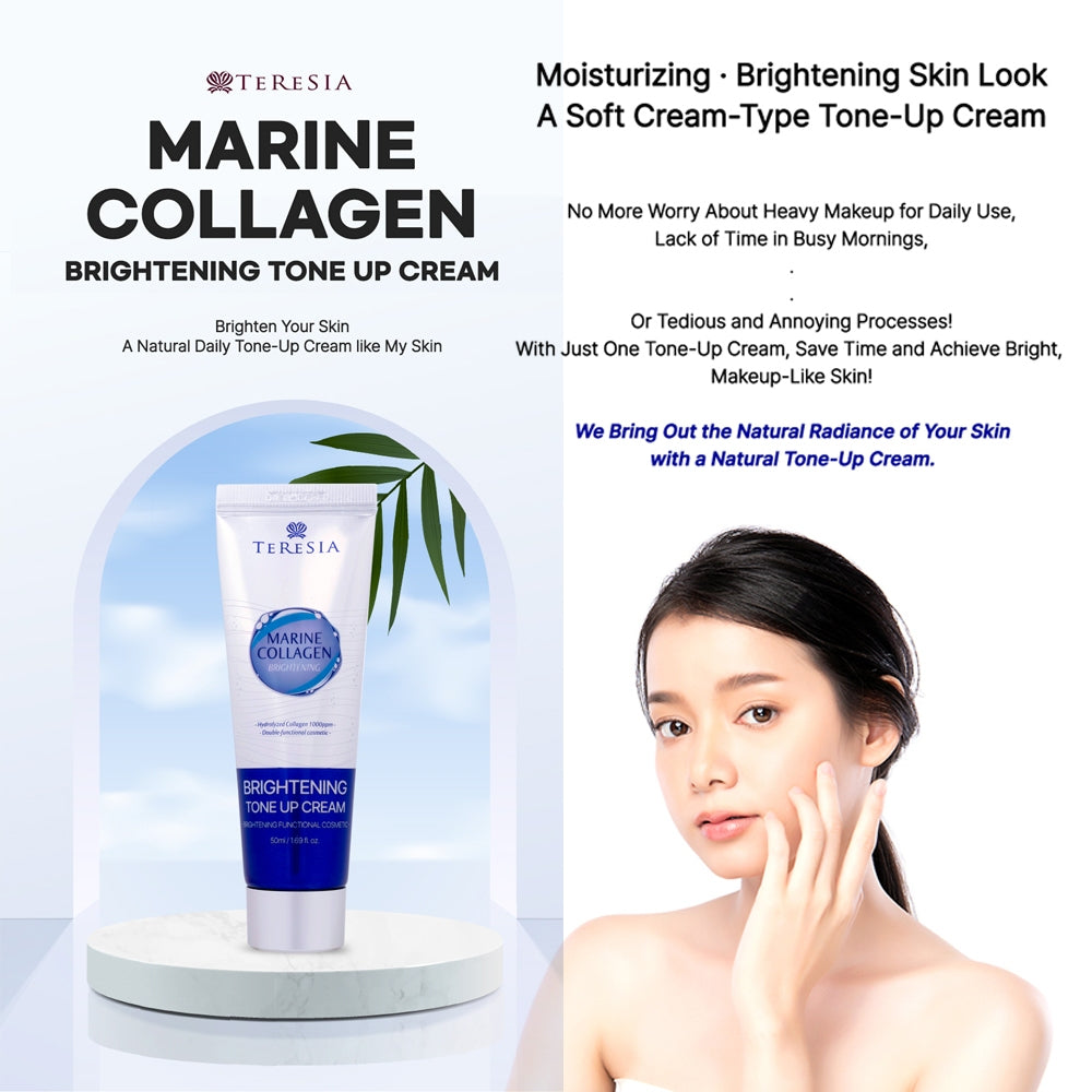 TERESIA Marine Collagen Brightening Tone-up Cream, 50ml