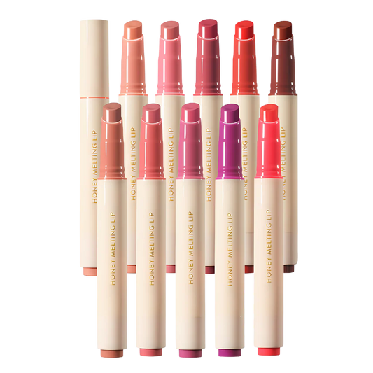 Nature Republic HONEY MELTING LIP SOFT LIP STICK, Hydrating Gloss, Moisturizing balms, Sheer tint, Shine & Nude, Glowy Finish, korean make up